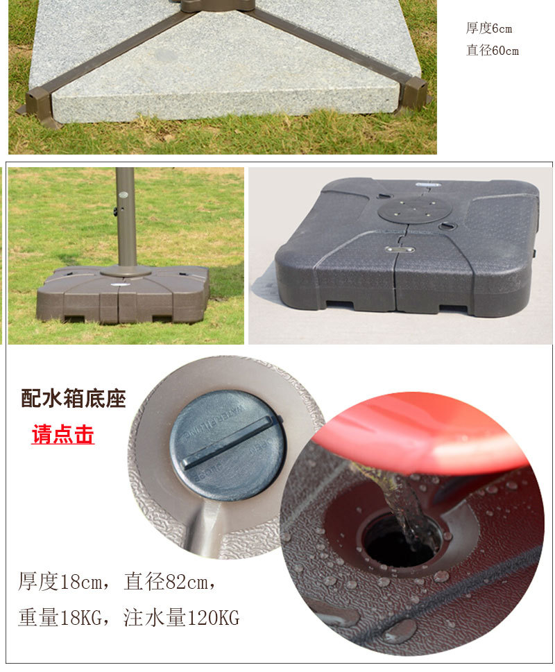 Outdoor umbrella base