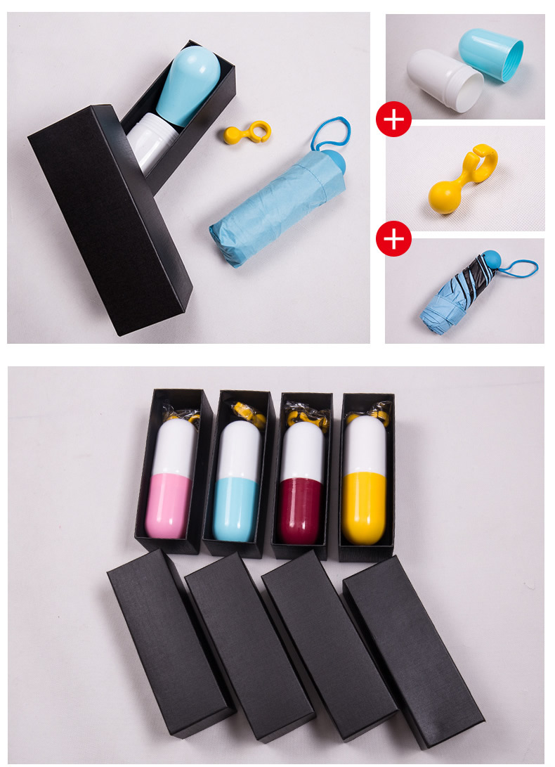 Gift capsule umbrella