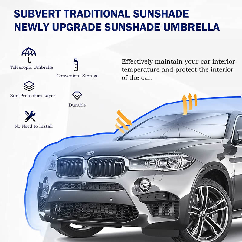 Car sunshade umbrella