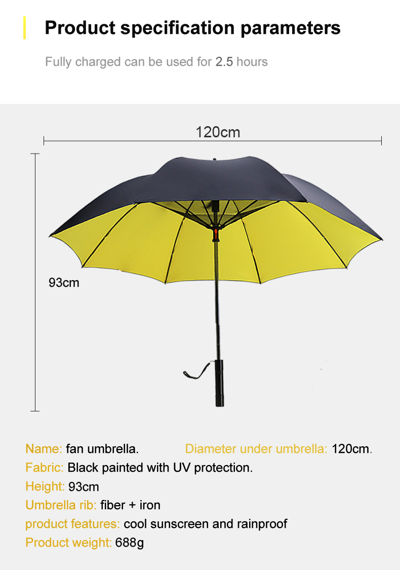 Fan Golf Umbrella