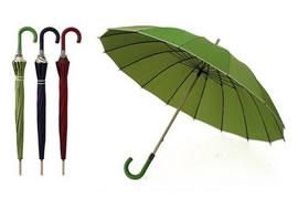 Where is the quality of straight umbrellas produced in China better