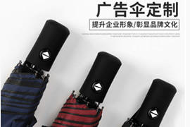 Automatic three-folding umbrella