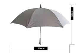 Umbrella size conversion in centimetres