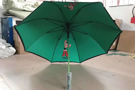 Digital print cartoon 27 inch straight pole umbrella shipped