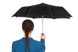 Corporate giveaways The cheaper the umbrella, the better