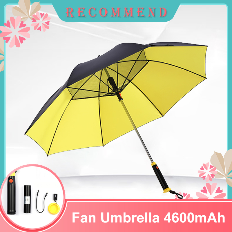 Fan Umbrella 4600mAh Rechargeable Battery