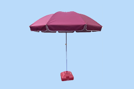 Selection of umbrella cloth and bracket for outdoor sun umbrellas