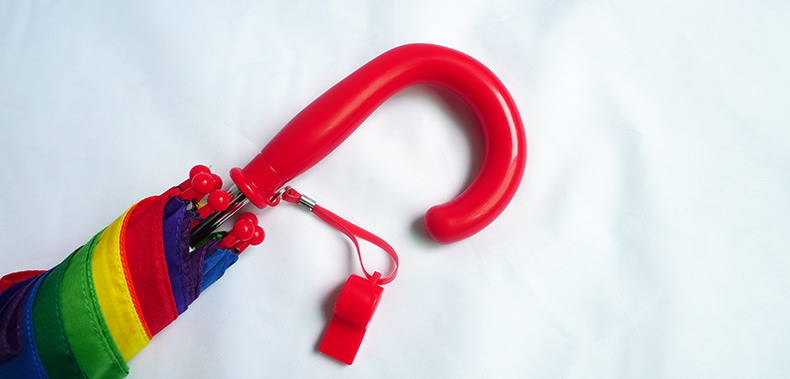 Kids umbrella handle
