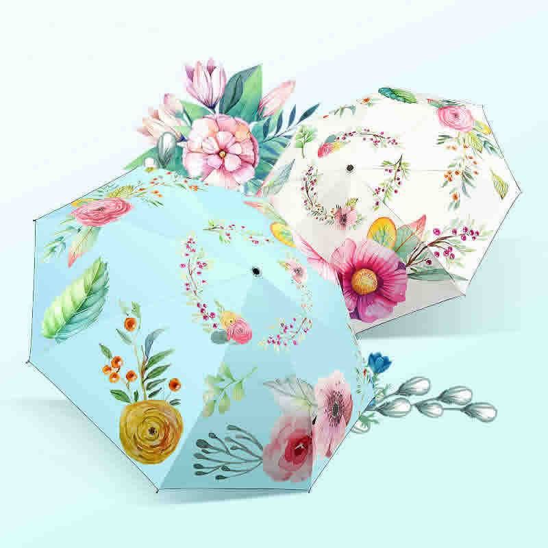 21 inch floral umbrella