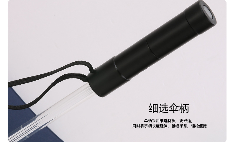 Acrylic umbrella handle