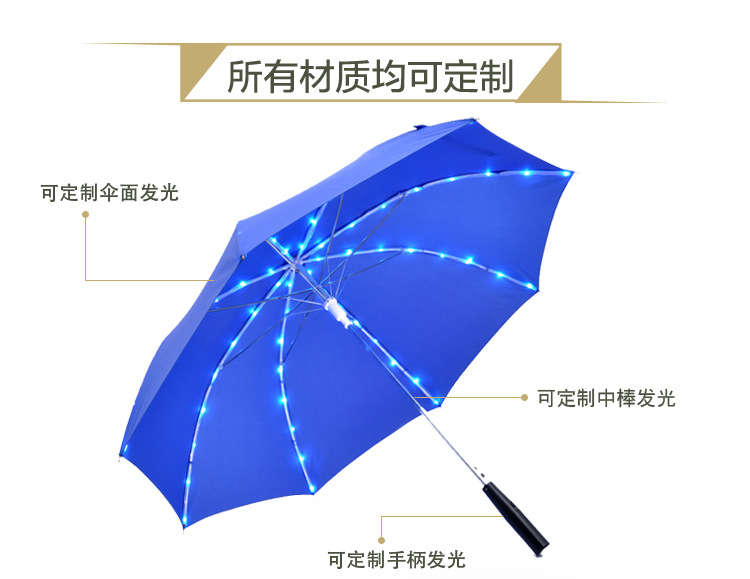 led light umbrella