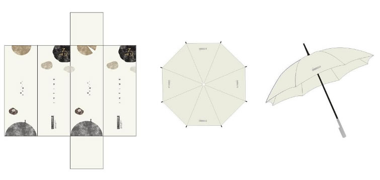 Umbrella gift box design