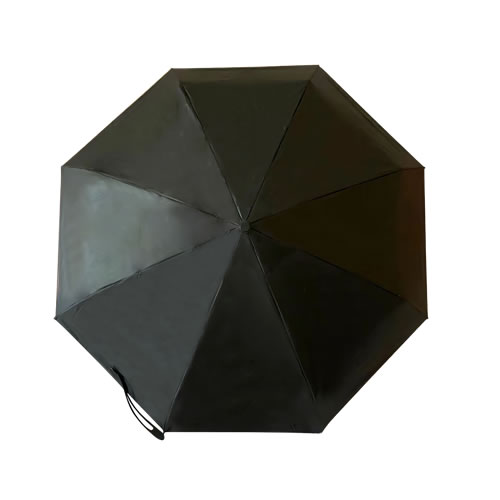 Matte black rubber umbrella