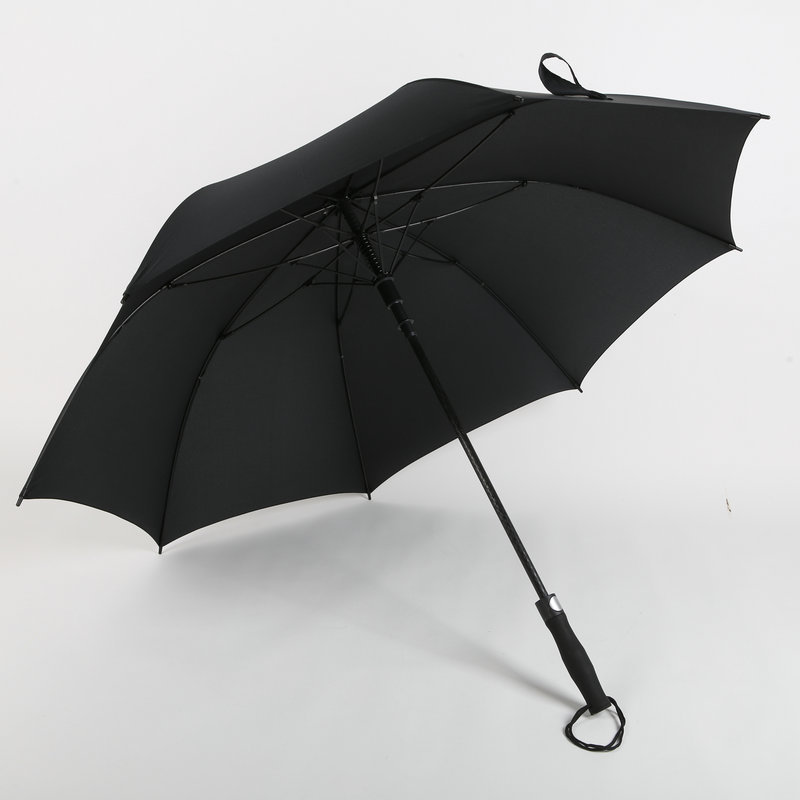 black rib umbrella