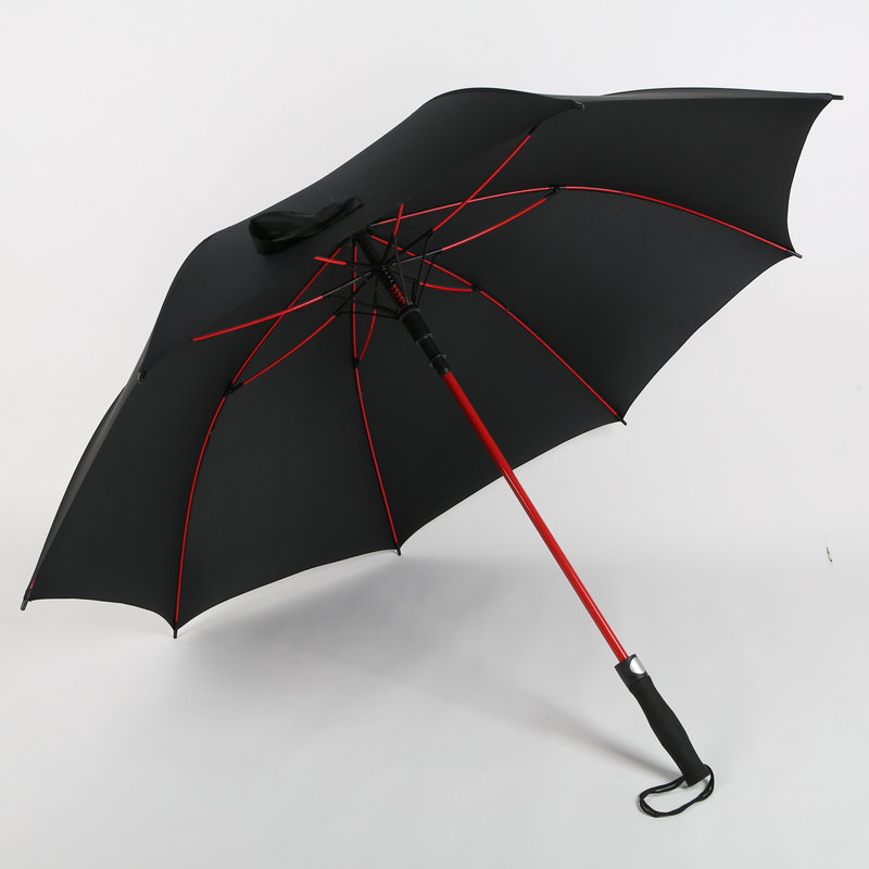 red rib umbrella