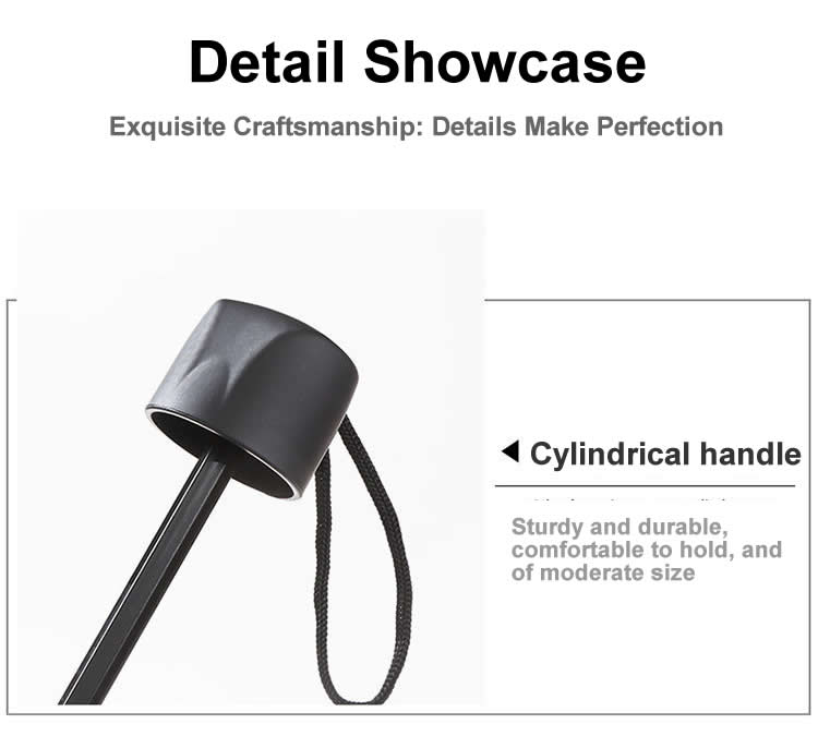 Plastic umbrella handle