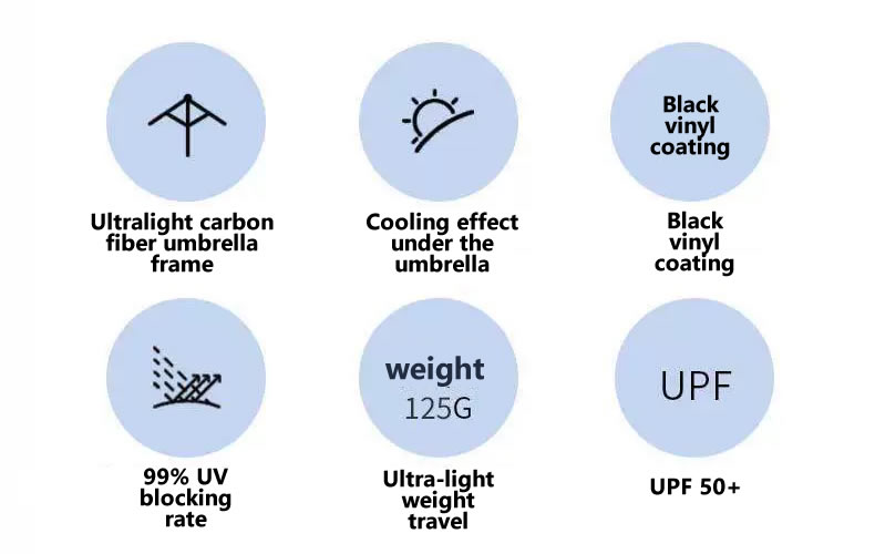 carbon fiber umbrella Features