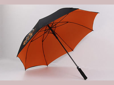 Double layer fabric umbrella