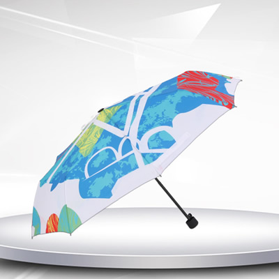 Digital Print Folding Umbrella