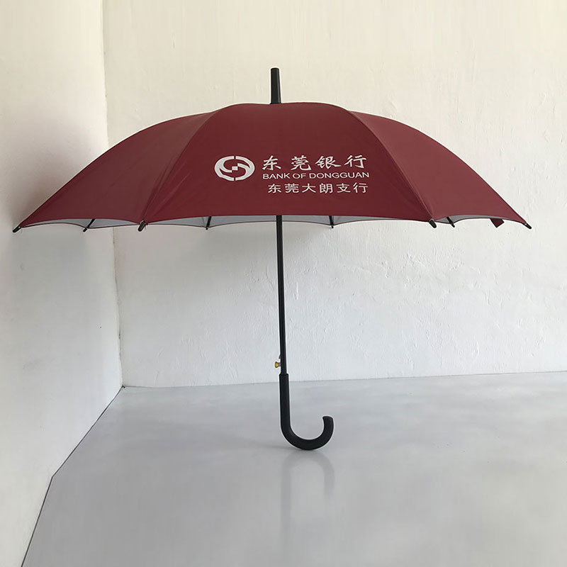 Silver coating Hook Handle Umbrella