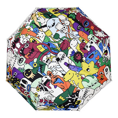 Cartoon Folding Automatic Umbrella