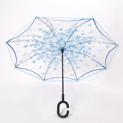 Transparent Reverse Umbrella