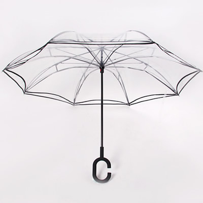 Transparent Reverse Umbrella