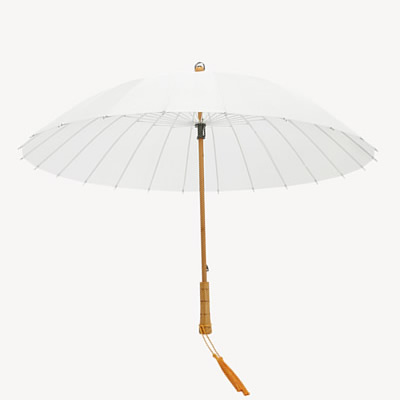 Vintage Bamboo Show Umbrella