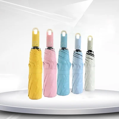 Hooked Handle Automatic Umbrella