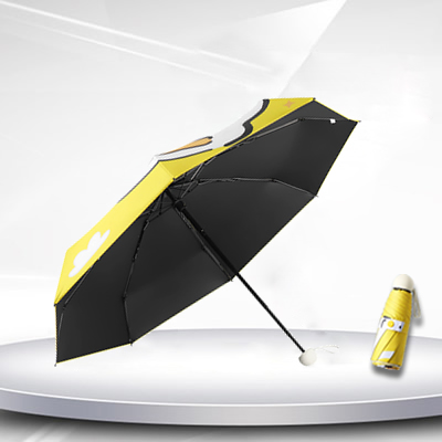 8 ribs five folding sun umbrella