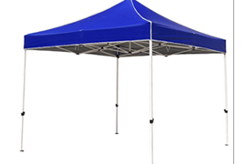 What fabric brackets are available for advertising tents?