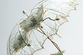 The combination of lotus and umbrella-creative umbrella