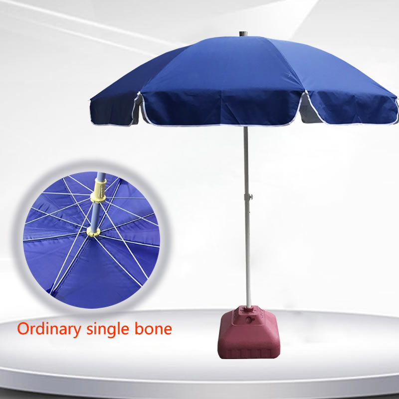 Ordinary single rib outdoor umbrella
