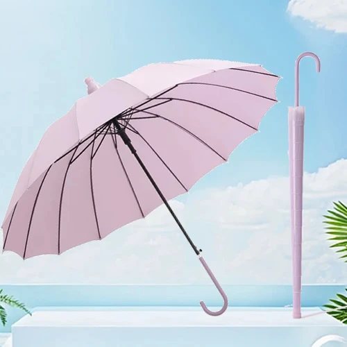 16 Rib Straight Umbrella