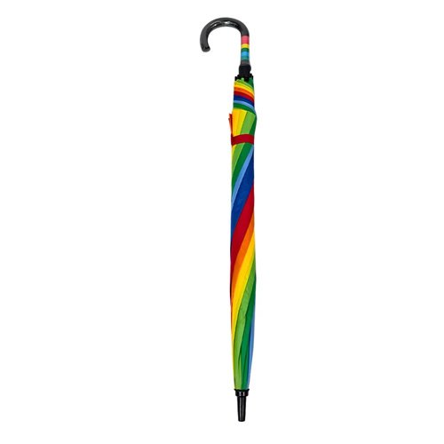 Rainbow J-Hook Straight Umbrella Rainbow J-Hook Straight Umbrella