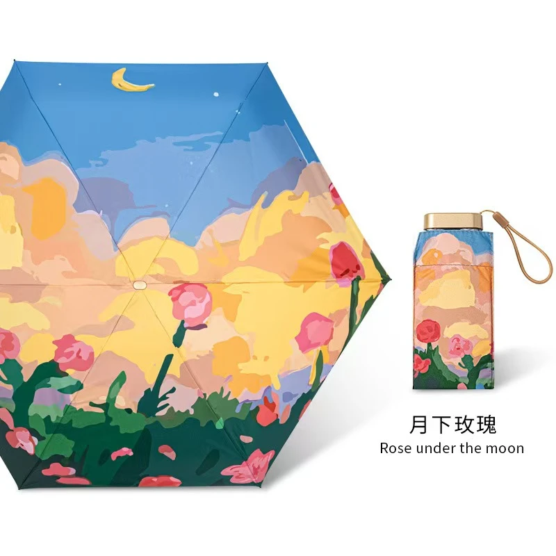Oil Painting Print Umbrella Oil Painting Print Umbrella