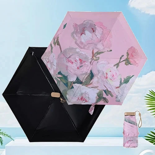 Oil Painting Print Umbrella