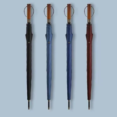 Golf Umbrella with Solid Wood Handle Golf Umbrella with Solid Wood Handle